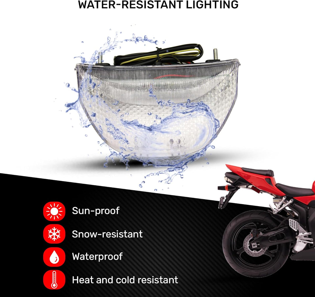 aVDB-moto LED Bremslicht kompatibel mit HONDA CBF 1000 CBF1000 SC64 2010-2015, CBR 600 RR 600RR PC37
