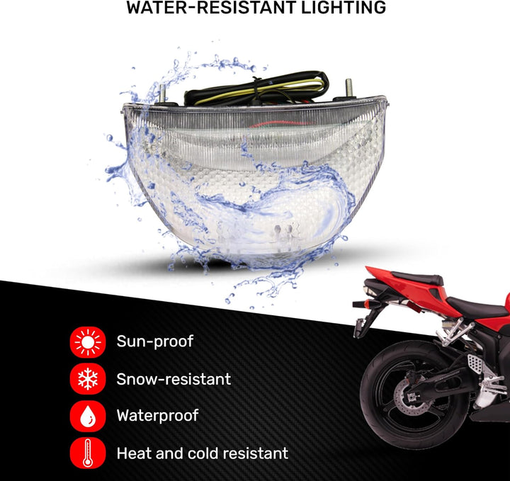 aVDB-moto LED Bremslicht kompatibel mit HONDA CBF 1000 CBF1000 SC64 2010-2015, CBR 600 RR 600RR PC37