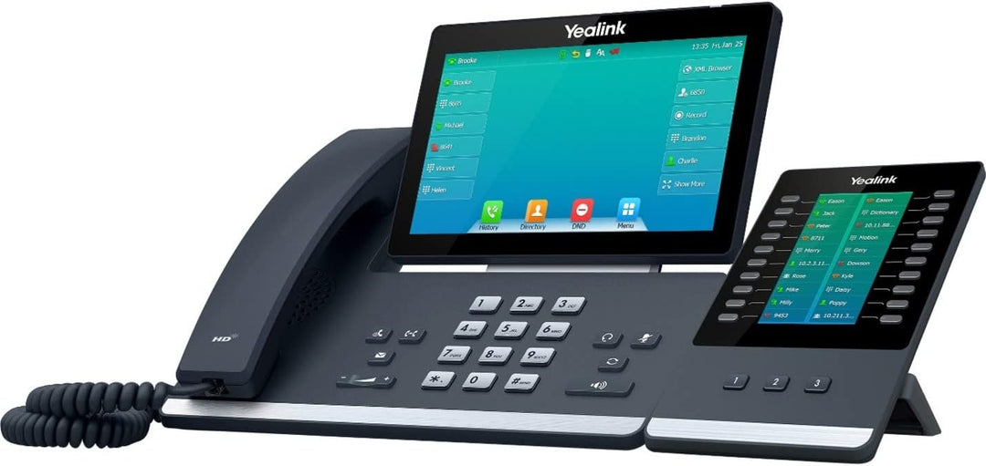 Yealink IP Telefon SIP-T57W VoIP-Telefon, schwarz SIP-T57W Single