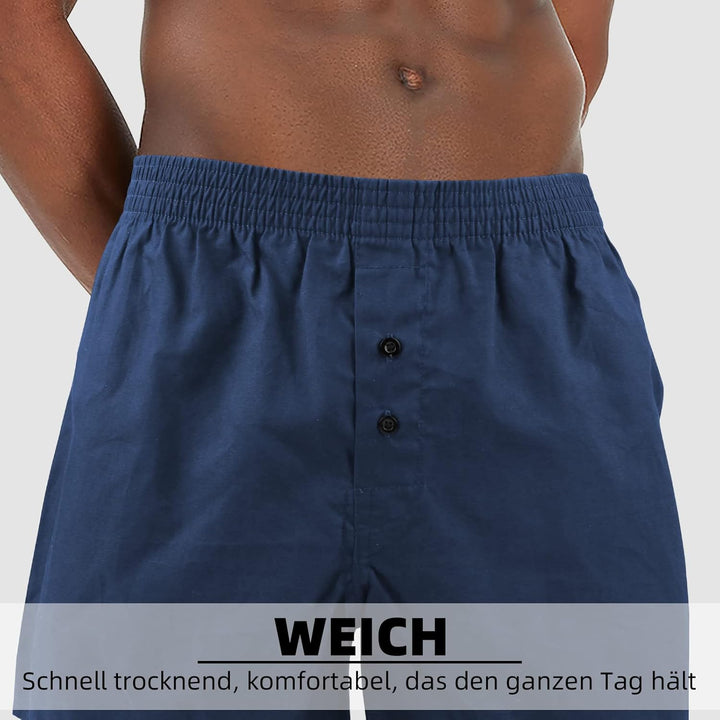 Natural Feelings Herren Unterwäsche Boxer Weiche Baumwolle Strick Herren Boxer Shorts Unterwäsche He