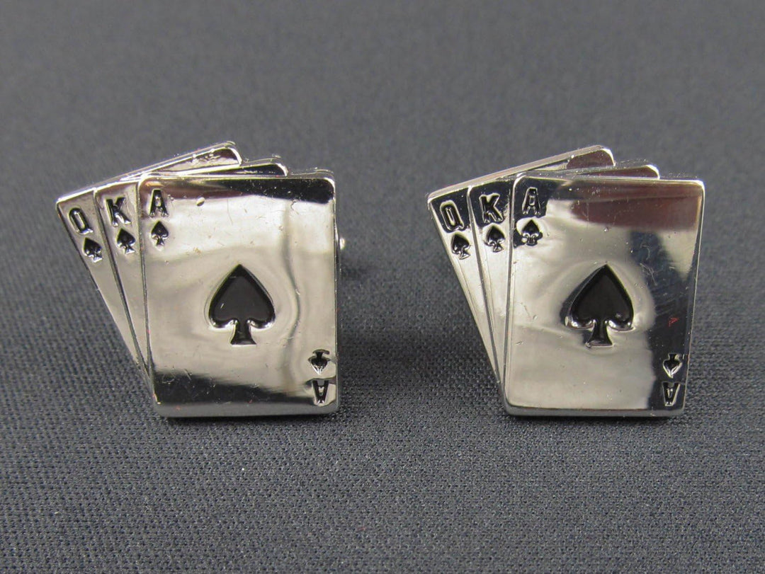 Miniblings Spielkarten Skat Poker Manschettenknöpfe - Handmade I Manschettenknopf Cufflinks Hemdknöp