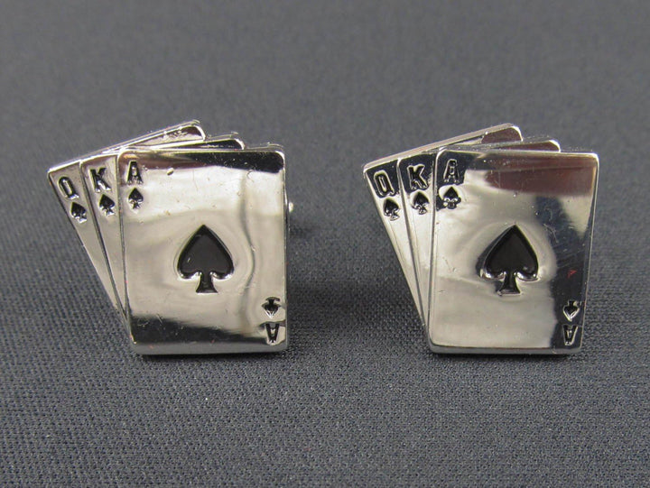Miniblings Spielkarten Skat Poker Manschettenknöpfe - Handmade I Manschettenknopf Cufflinks Hemdknöp