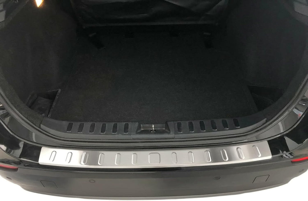 Ladekantenschutz Edelstahl MATT kompatibel für BMW X1 E84 2009-2012 vor LCI || mit Abkantung | premi