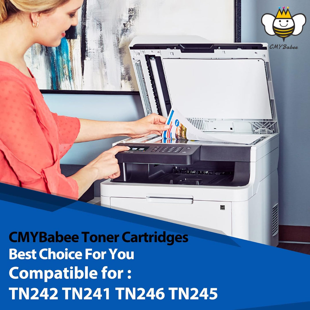 CMYBabee TN241Toner kompatible für Brother TN242 TN241 TN246 TN245 für Brother MFC-9332CDW DCP-9022C