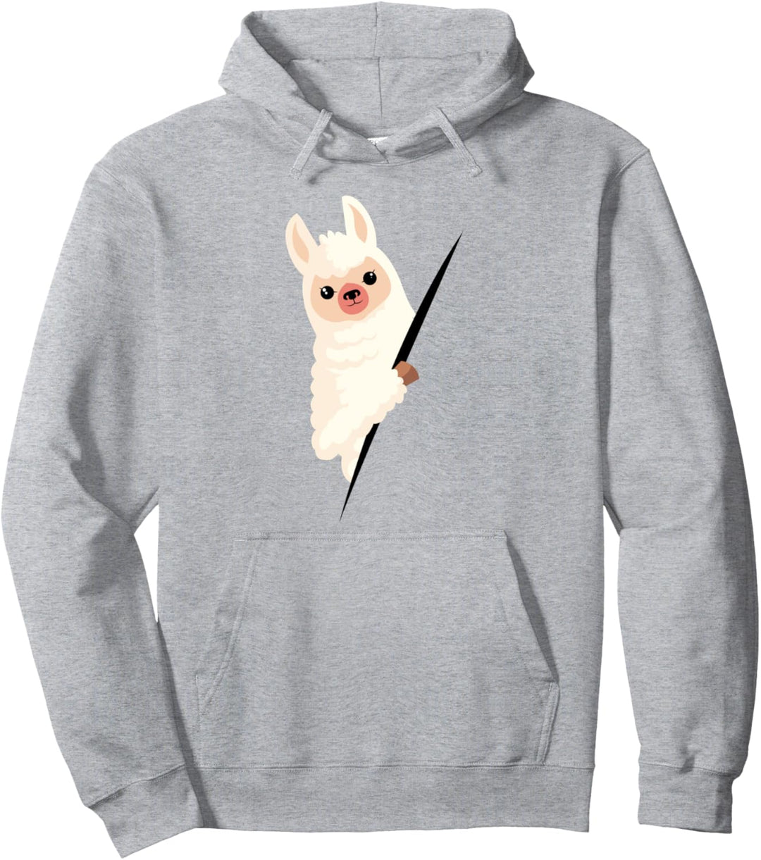 Alpaka Lama Kinder Damen Mädchen Jungen Alpakas Pullover Hoodie