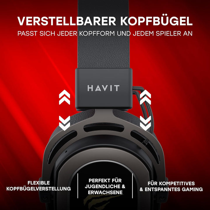 Havit H2008D GAMENOTE Gaming Headset with Mic — Wired Gaming Headset — 50 mm High Magnetic Surround