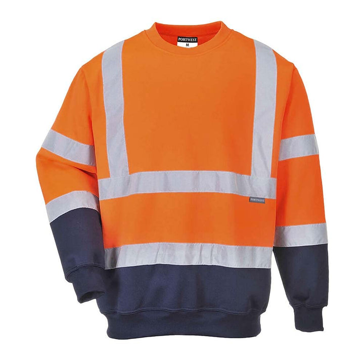 Portwest Herren Hemd B306 (1 Stück) 3XL Orange / Marine, 3XL Orange / Marine