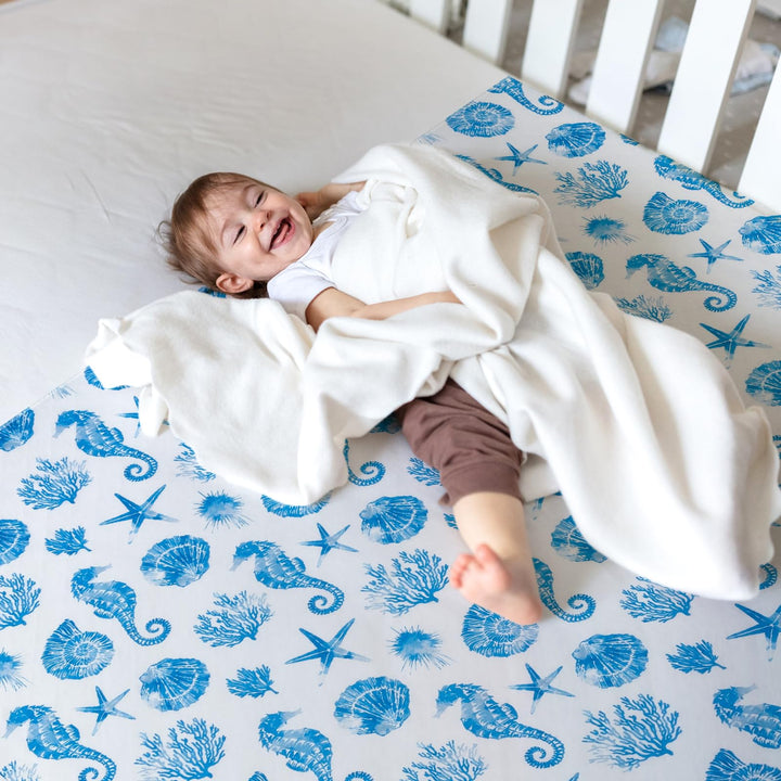 FLYISH DIRECT Wasserdicht Bettunterlage für Kinder, Kinder Bettunterlage für Kinder- und Babybett, f