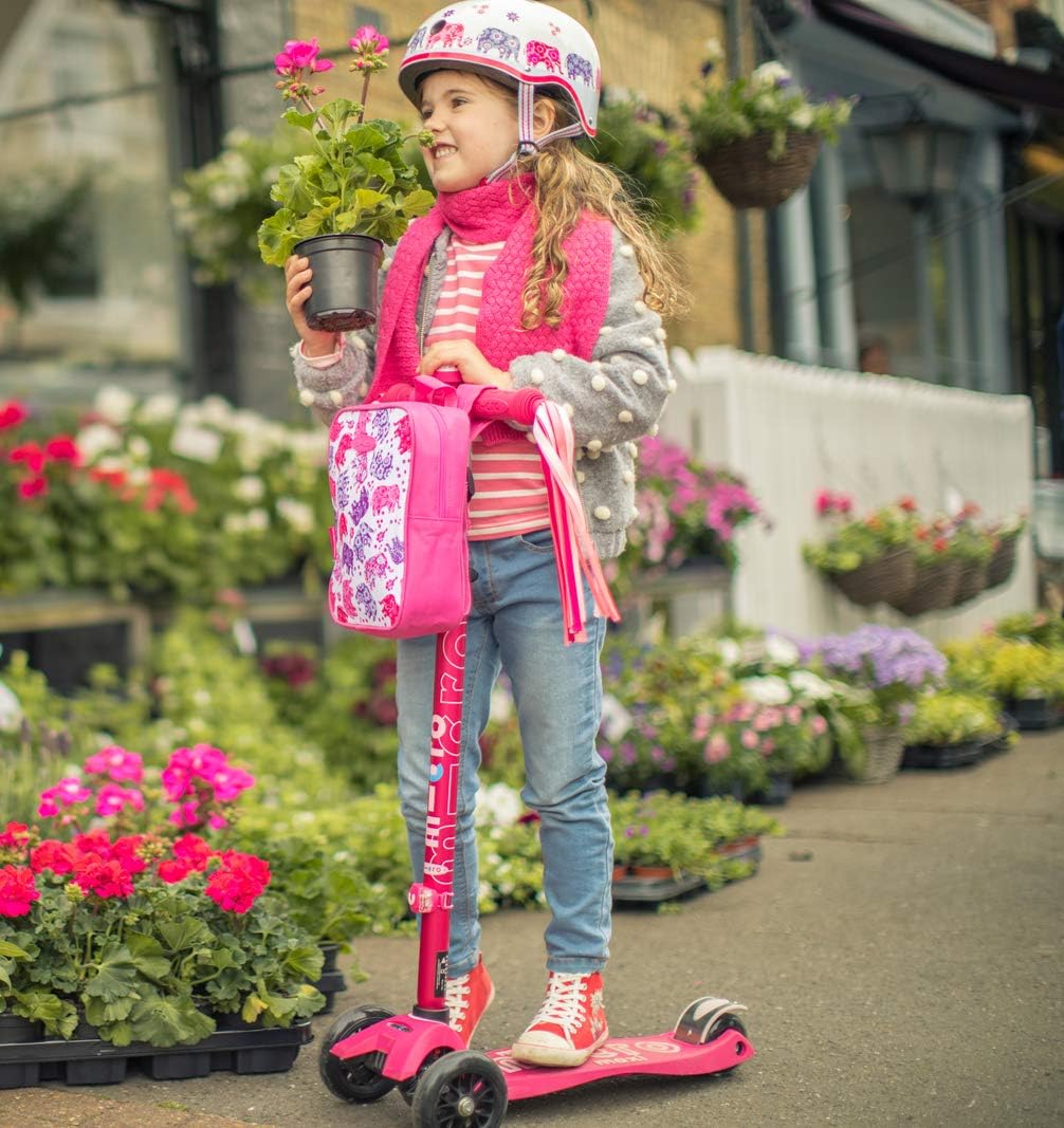 Maxi micro Deluxe Kinderscooter Kickboard ab 5 Jahren Variante pink