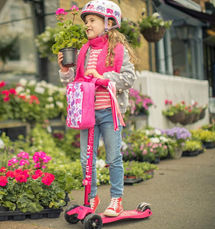 Maxi micro Deluxe Kinderscooter Kickboard ab 5 Jahren Variante pink