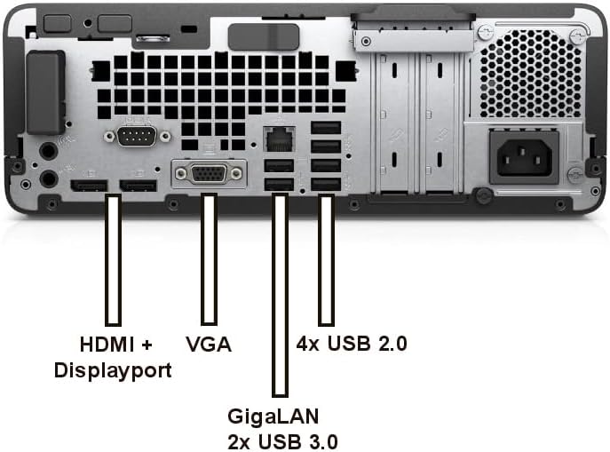 HP ProDesk 600 G4 Intel i7 6700 8-Thread 4 GHz Business Office Multimedia Computer mit 3 Jahren Gara