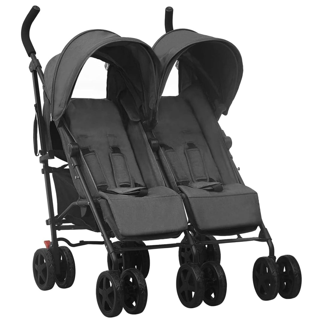 Geschwisterwagen Zwillingswagen Kinderwagen, Doppelkinderwagen, Buggy klein Zusammenklappbar, Mit Ve