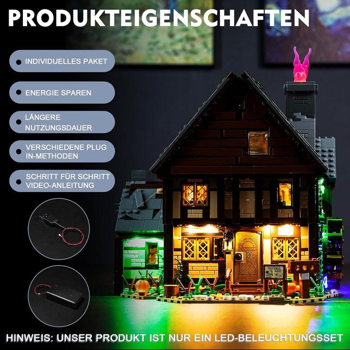 Led Licht Set für Lego 21341 Disney Hocus Pocus: The Sanderson Sisters&