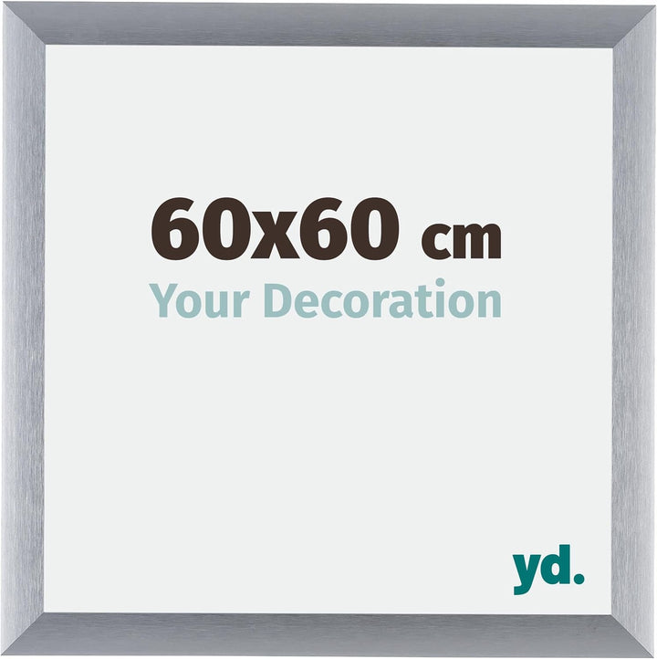 yd. Your Decoration - Bilderrahmen 60x60 cm - Bilderrahmen aus Aluminium mit Acrylglas - Antireflex