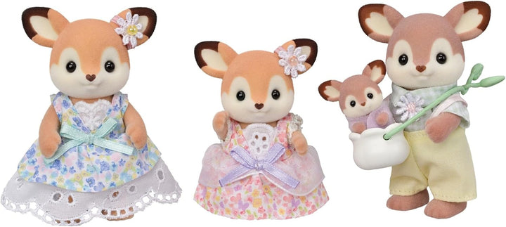Sylvanian Families 5799 REH Familie, Tierfiguren Wald, Spielzeug für Kinder ab 3 Jahren