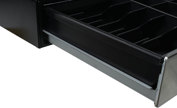 Kassenschublade KA-330 Touch - manuelle Push Öffnung, 8 grosse Münzfächer, 5 Scheinfächer - Kassenla