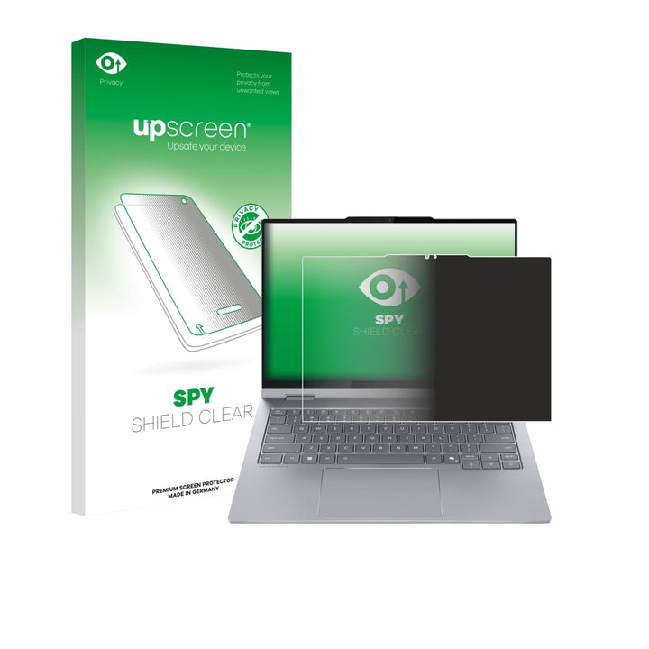 upscreen Anti-Spy Blickschutzfolie für Lenovo ThinkBook 14 2-in-1 Gen 5 Made in Germany, Privacy Dis