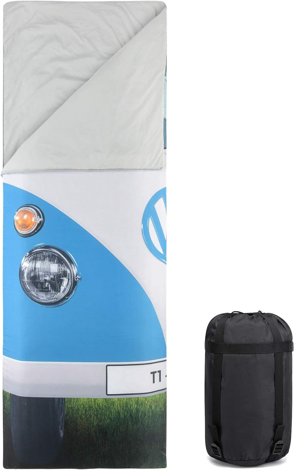 Board Masters VW Collection - Volkswagen Camping & Outdoor Einzelschlafsack im T1 Bulli Bus Design B