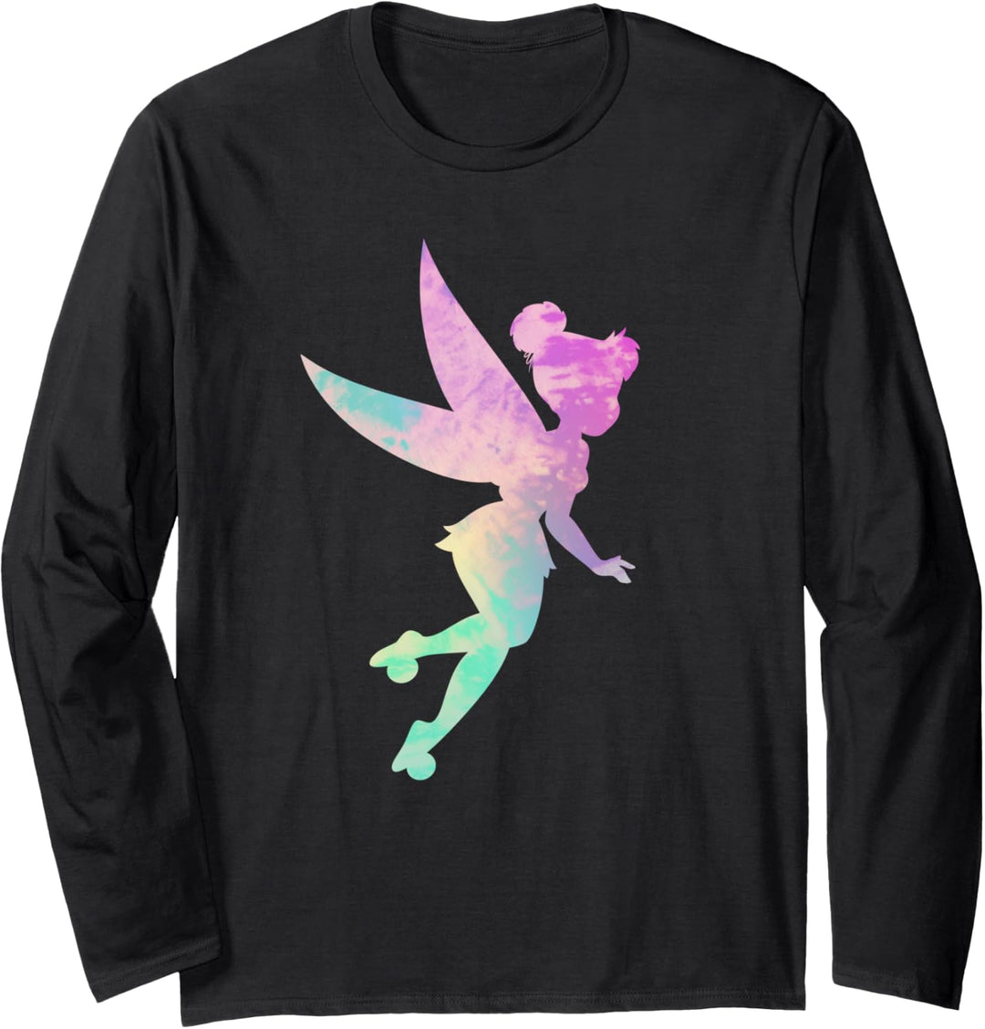 Disney Peter Pan Tinker Bell Tie Dye 90s Langarmshirt