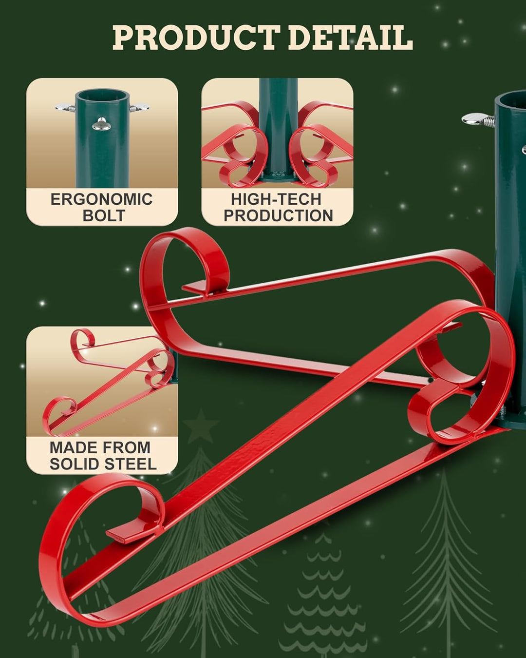 PUDO Christbaumständer Weihnachtsbaumständer für Künstlichen Weihnachtsbaum: Künstlicher Baum Stände