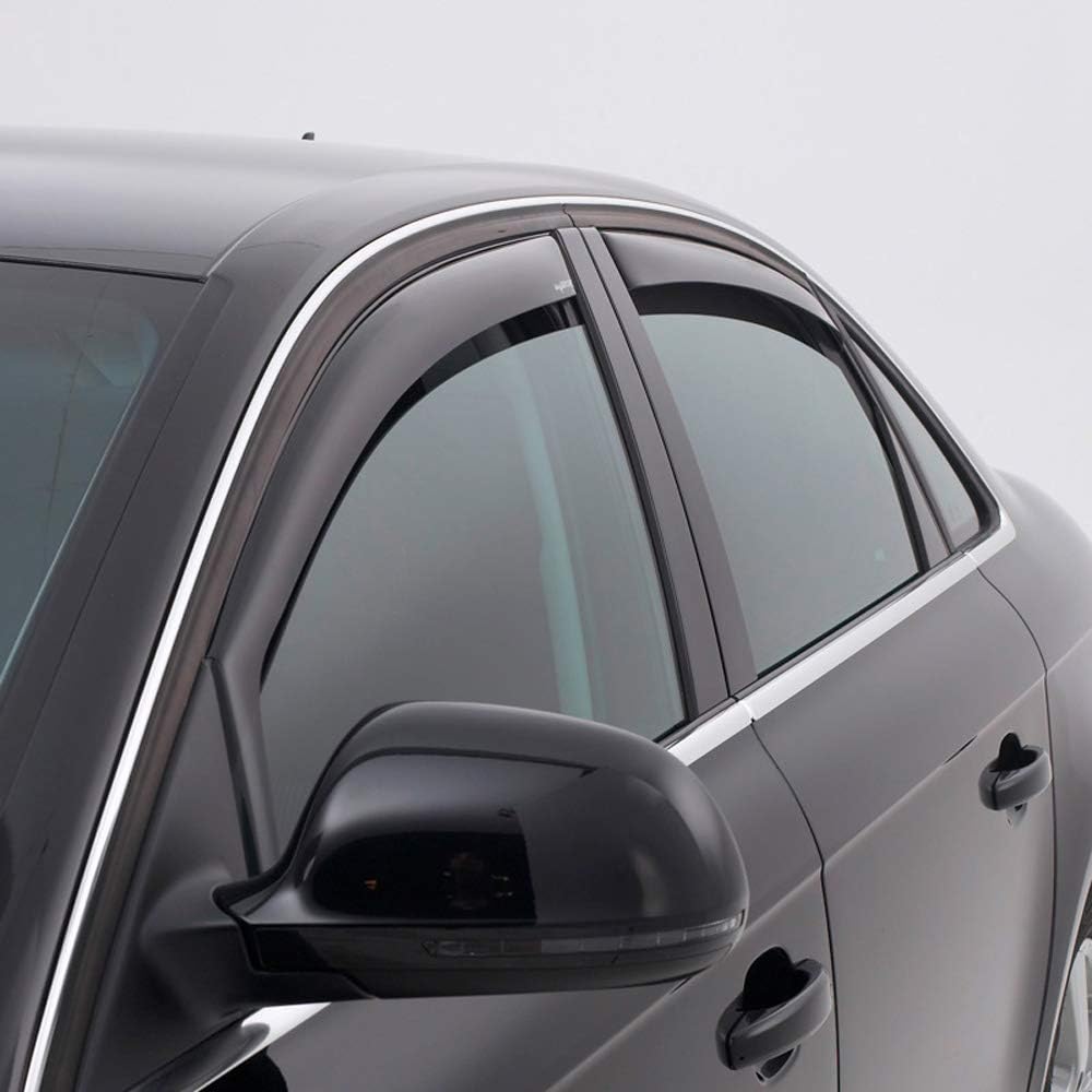 ClimAir Windabweiser Master (Hinten) kompatibel mit Skoda Kamiq (NW) 2019- Set für Hecktüren Rauchgr