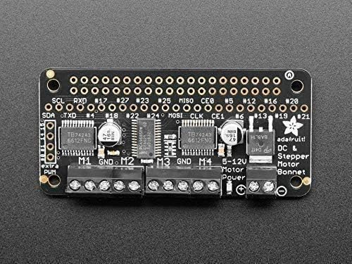 Adafruit DC & Stepper Motor Bonnet for Raspberry Pi