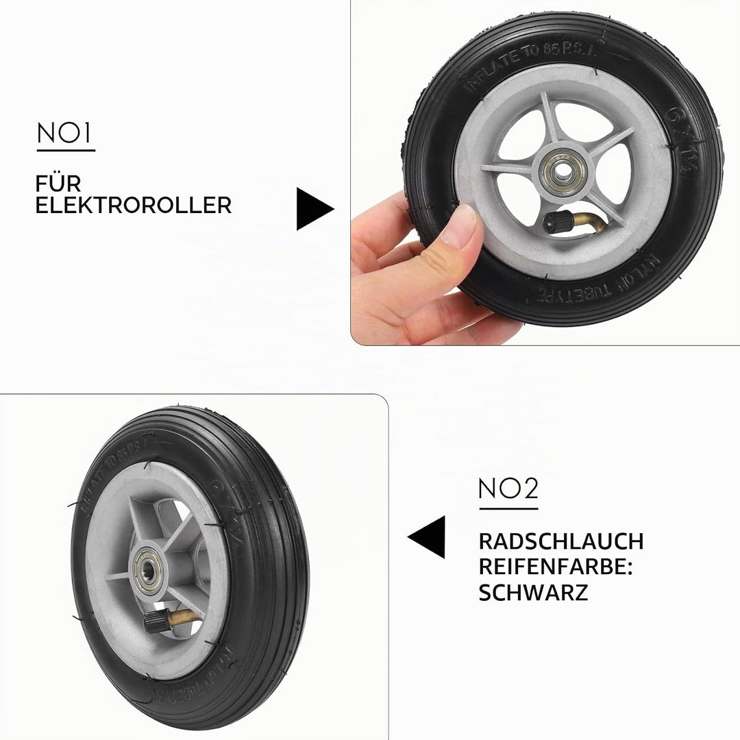 Dropfree 6X1 1/4 Reifen 150MM Scooter Inflations Rad Schlauch Reifen für Elektro Roller
