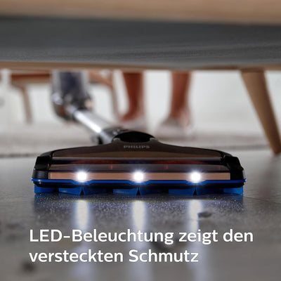 Philips SpeedPro Max Kabelloser Staubsauger – kabelloser Handstaubsauger mit 360-Grad-Saugdüse – bis