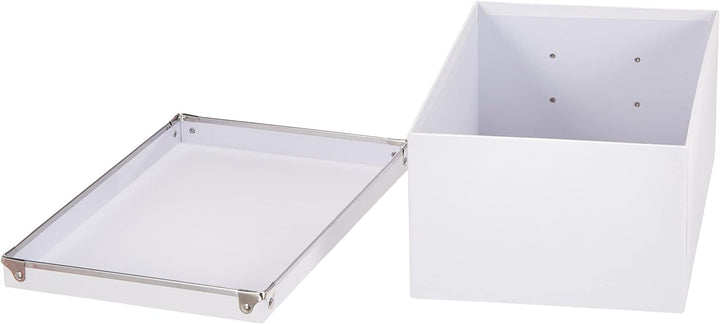 Zeller 17951 Boxen-Set, 5-tlg., Pappe, weiss, 1 - Pack, Weiss