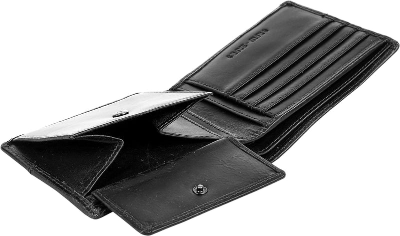 Chiemsee Geldbörse Echt Leder schwarz Herren - 021133, Schwarz