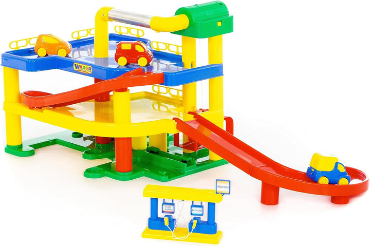 Wader Quality Toys Garage Nr. 1 mit Autos