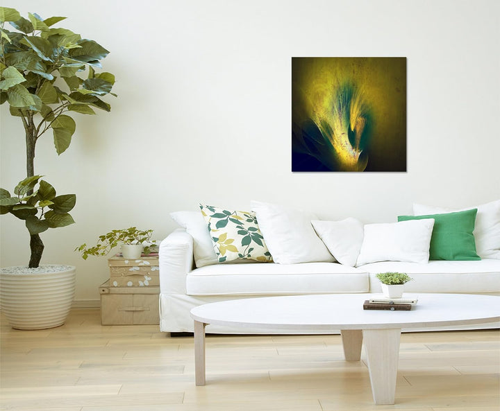 Paul Sinus Art Modernes Wandbild Abstrakt039_60x60cm Abstrakte Kunst Kunstdruck auf Leinwand Zeitlos