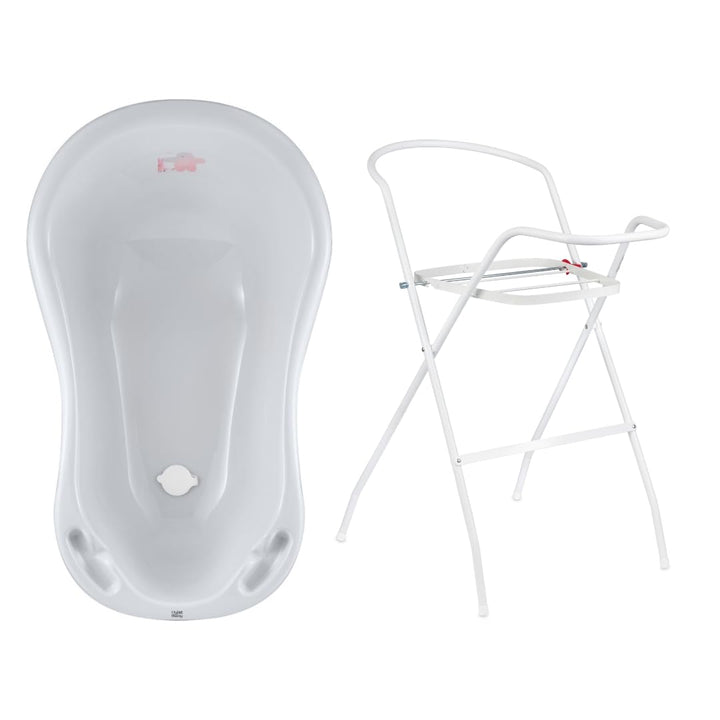 Hylat Baby Babybadewanne mit Gestell - TÜV Rheinland zertifiziert, stabil und bequem, ideal für sich
