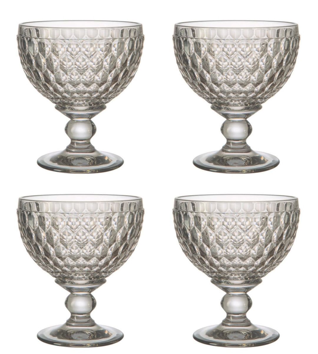 Villeroy & Boch Boston Coloured 4er Set Sektschale rauchglas