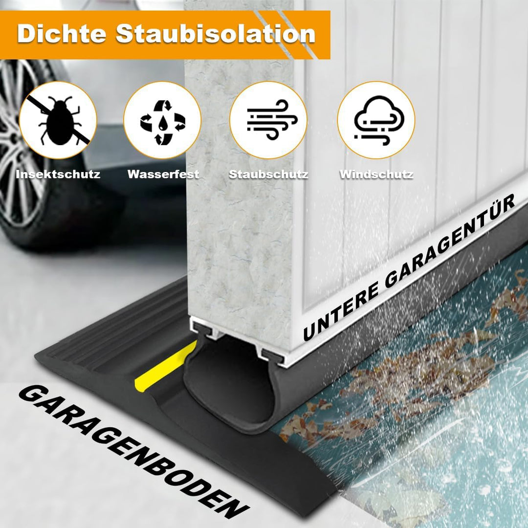 Garagentor Schwellendichtung Universeller Garagentor Dichtung Gummi DIY Garagentor Dichtung Bodenabd
