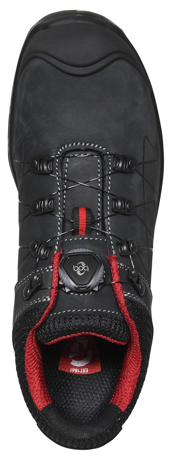 JORI Sicherheitsschuhe jo_MAX BOA Low S3, Damen und Herren, Leder/Textil, Kunststoffkappe (Leichter