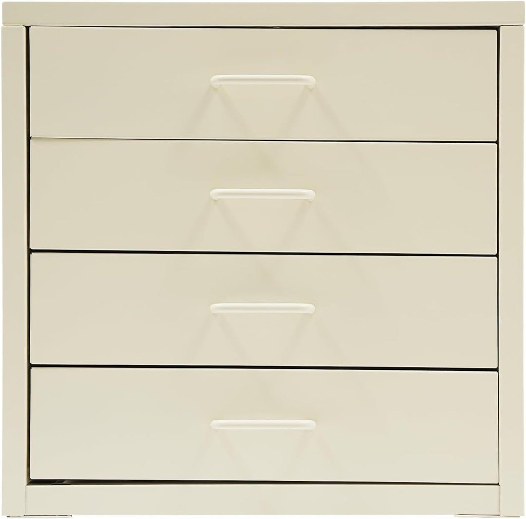 Organizer-Aktenschränke, Schreibtisch-Aktenschrank mit 4 Schubladen Büroschrank Aufbewahrungsschubla