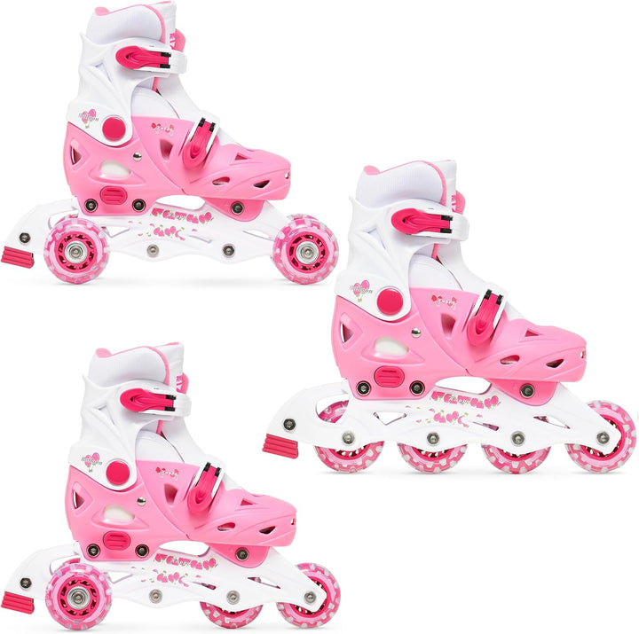 Raven 3in1 Kinder Inlineskates/Triskates/Rollschuhe Balloon verstellbar 29-32 (18 cm-20 cm) Balloon