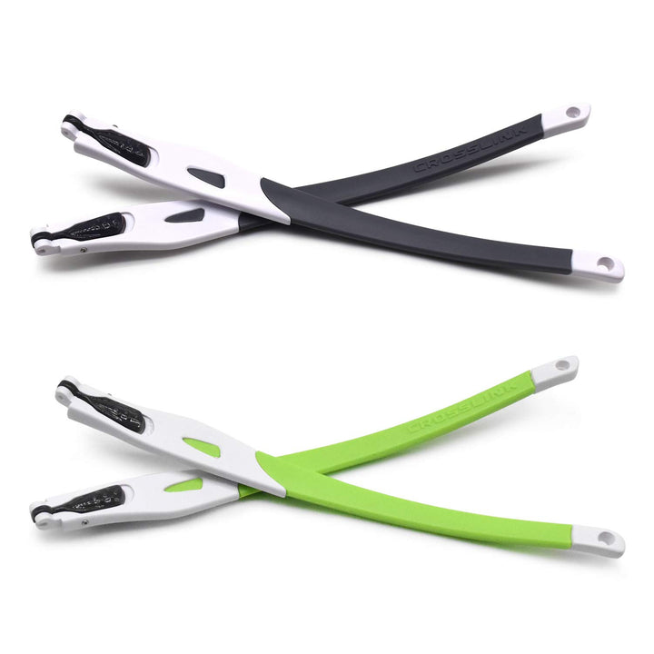 HKUCO Grau/Hellgrün Gummi Ersatz weissen Rahmen Beine für Oakley Crosslink