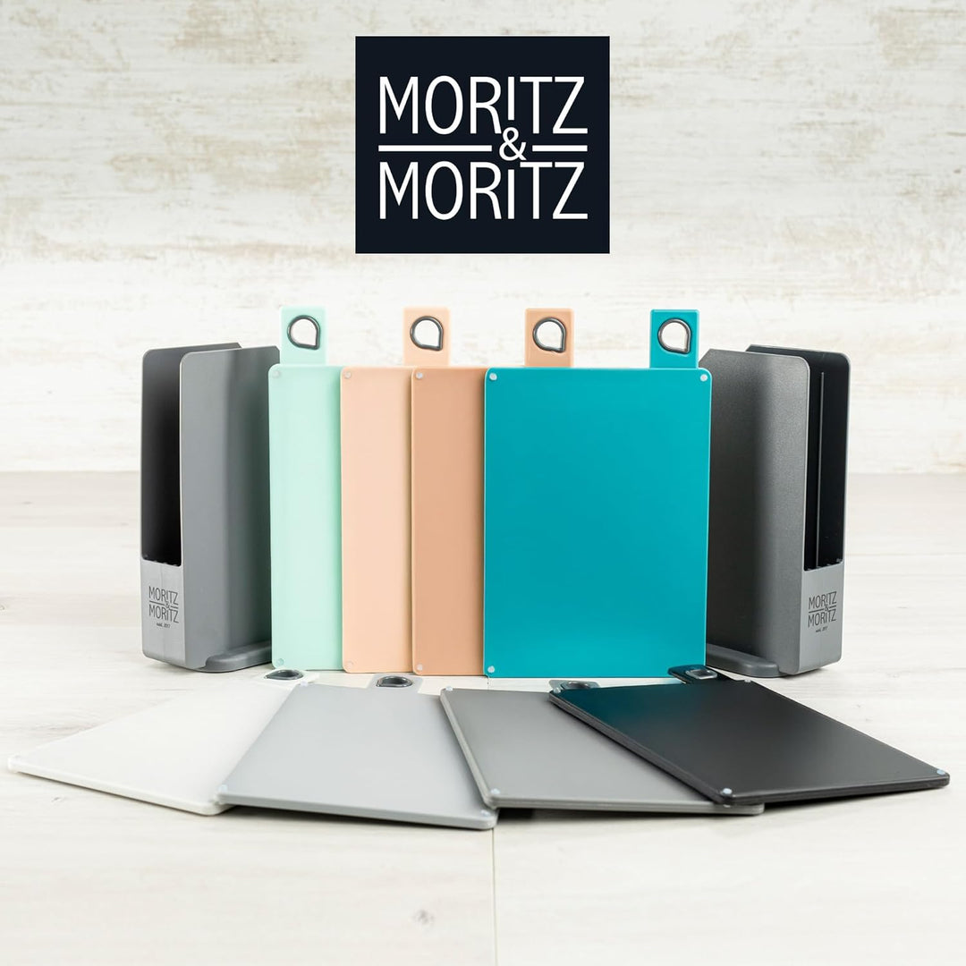 Moritz & Moritz Schneidebrett-Set – 20,5 x 14,5 cm – 4 Stück – rutschfeste Oberflächen, die es Ihnen