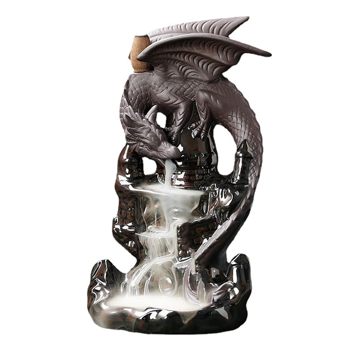 Qeunrtiy Weihrauch Wasserfall Weihrauch Keramik Drache Dekoratives Spiel Mixed Weihrauch Wasserfall
