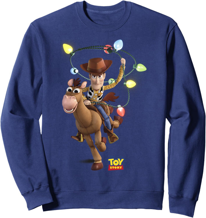 Disney Pixar Toy Story Christmas Woody & Bullseye Lasso Sweatshirt
