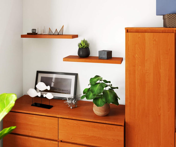 AKORD Wandregal PS-3 60 cm | Bücherregal Spielzeug Blumen Dekorationen | für Wohnzimmer Schlafzimmer