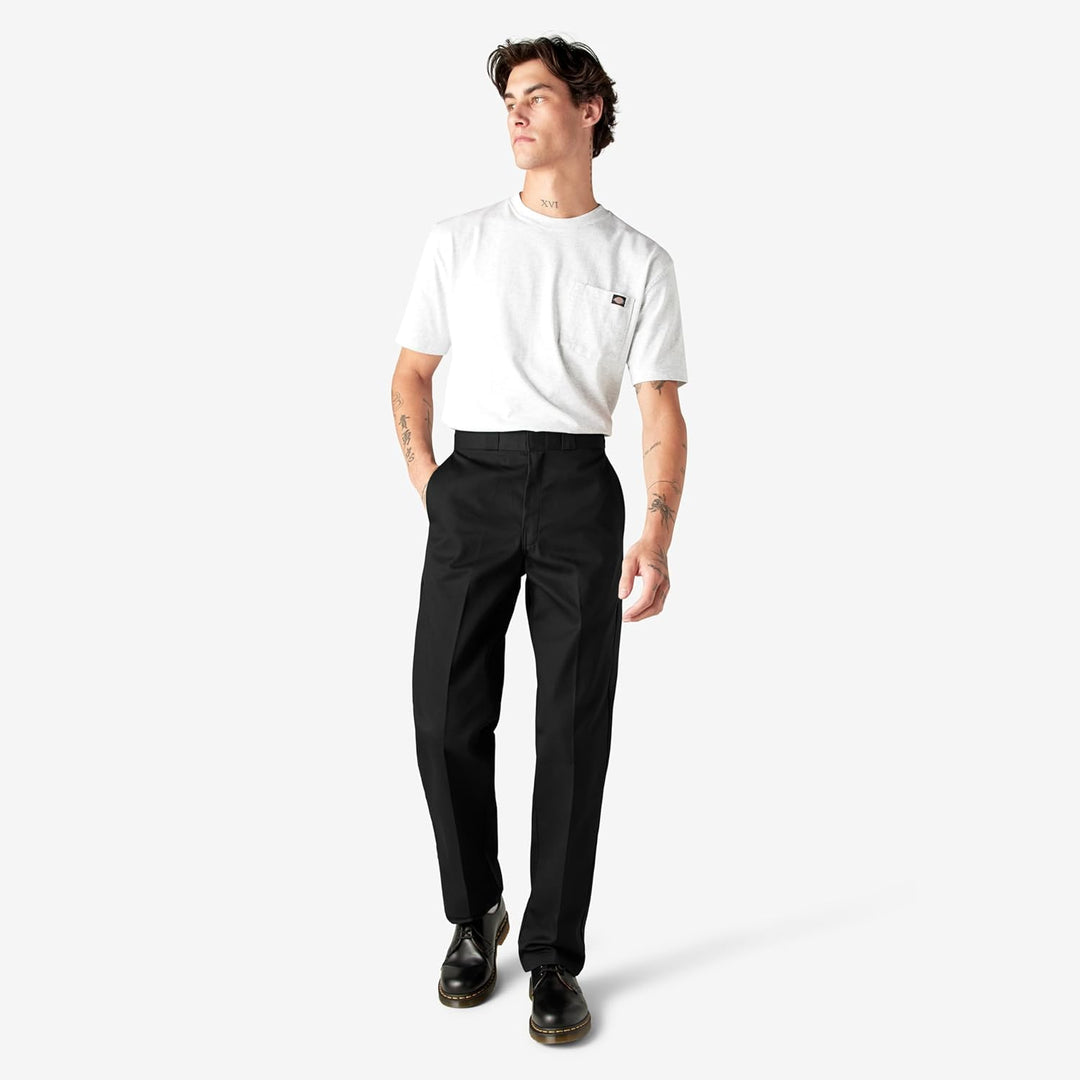 Dickies Herren Slim Straight Work Pants Sporthose 38W / 30L Schwarz, 38W / 30L Schwarz