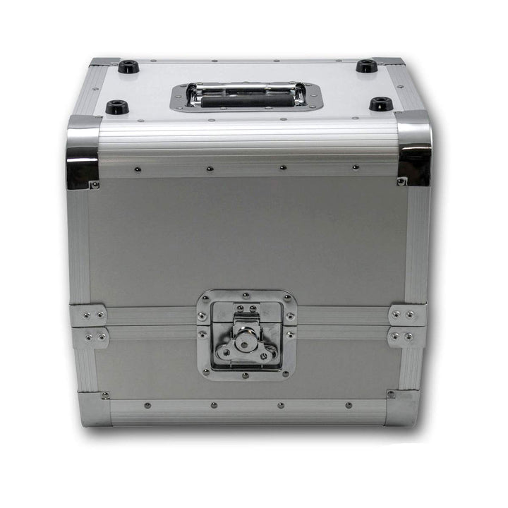 SATISFIRE® Plattenkoffer LP80 • Aluminium-Koffer • Vinyl-Case • Schallplattenkoffer • für 80 LP 50:5