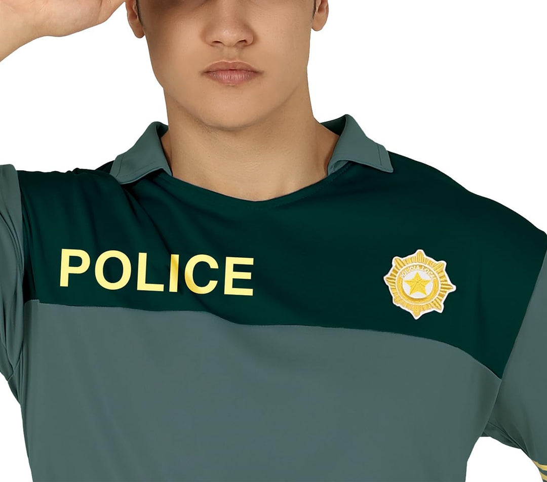 FIESTAS GUIRCA, S.L. Polizei Guardia Civil Kostüm grün für Herren L