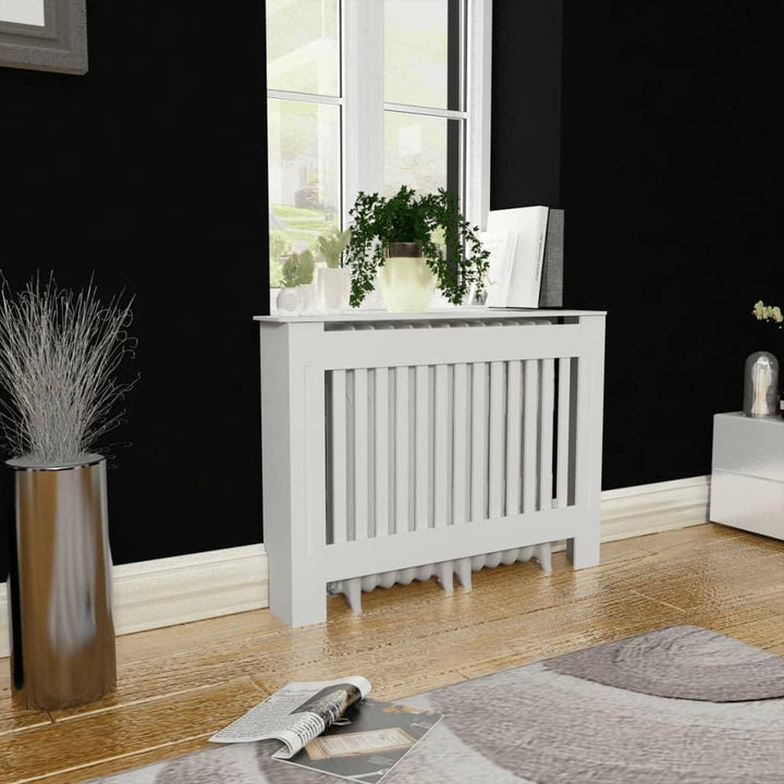 Wohnzimmer Heizkörper Verkleidung Abdeckung 112x19x81.5 cm MDF Heizkörperverkleidung Dekorative Lame