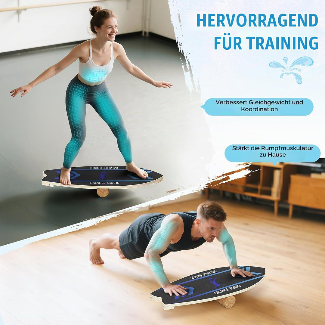 Balance board,surfin balance board,balance board erwachsene,Für Gleichgewicht, Fitness &amp; Surf-Feelin