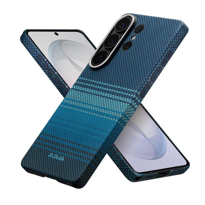pitaka Hülle für Samsung Galaxy S26 Ultra Magnetische Handyhülle aus Aramidfaser mit Aaron Button Sc