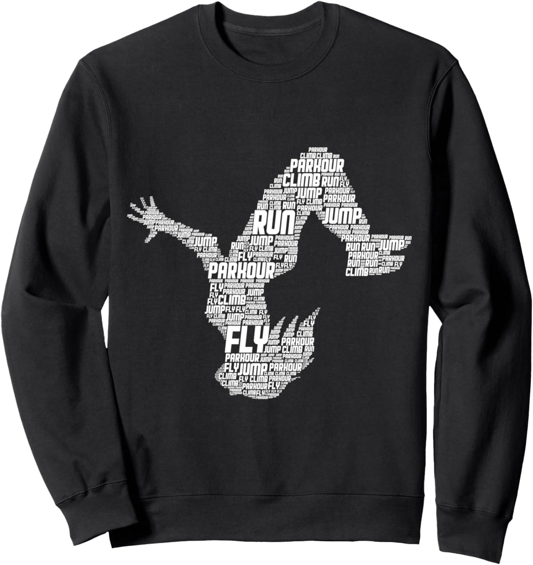 Parkour Mädchen Parcouring Extremsportler Parcour Sweatshirt